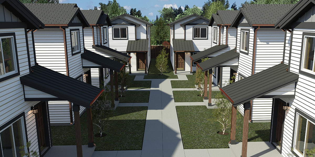 10124 Narrow lot house plans, 2 bedroom house plans, 2 story house plans, small house plans, 1flr, 10124b