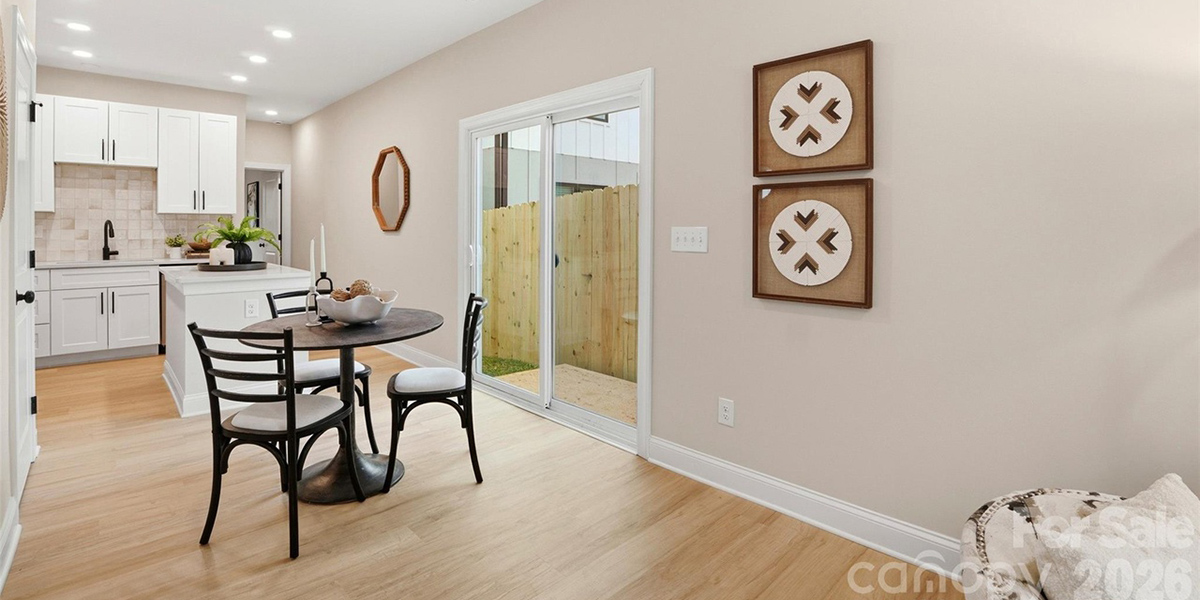 House rear elevation view for D-765 12ft-6in wide NARROW town house plan 3 bedroom D-765